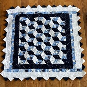 Quilt baby play mat handcrafted handmade